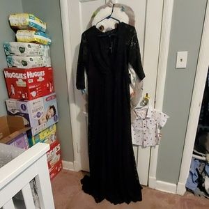 Torrid special occasion black lace gown